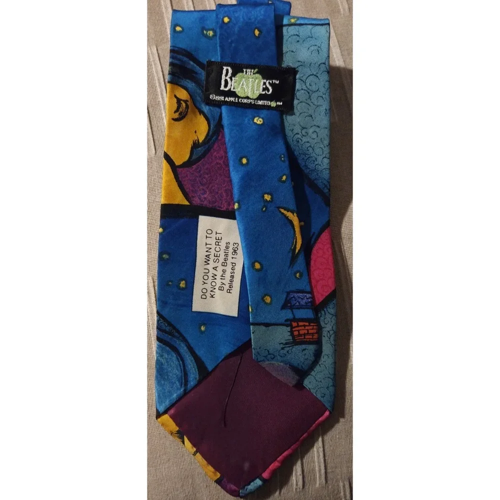 The Beatles Vintage 100% Silk Neck Tie Do You Want to Know a‎ Secret